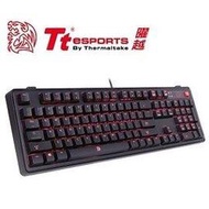 Tt eSPORTS 拓荒者MEKA PRO CHERRY青軸紅燈機械式電競鍵盤送鍵盤護腕扶手墊