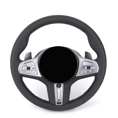 With Heated Button Original Full Leather M Sport Steering Wheel for G11 G12 G20 G30 M2 G87 M3 G80 M4