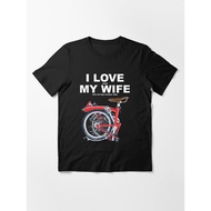 2023 I Love My Wife Brompton Essential T-Shirt Brompton Bike T SHIRT Size XS-3XL