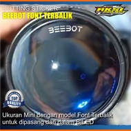 BEEBOT Biled Sticker Reverse Font