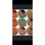 Embroided Stone work Saree