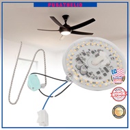 Ceiling Fan LED Light Replacement  3.93in Magnetic Retrofit Board Energy Saving for Kitchen