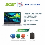 ACER ASPIRE LITE 15 AL15-44P-R62R 15.6" FHD LAPTOP (R7-7730U 8GD4 512SSD / W11H / OFFICE OPI )