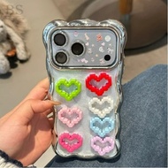 Creative Color Building Blocks Love Epoxy Shock-Resistant Suitable For iPhone 17 16 15 14 Pro Max i1