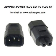 ADAPTER POWER PLUG C14 TO PLUG C7 NUMBER 8 (two pins)