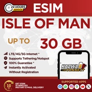 eSIM Isle Of Man 3/5/10/20 GB Data | 15 - 30 Days | eSIM Roaming | eSIM Travel