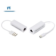 Network Card USB Type-C to Rj45 100M Driver-Free Network Card Converter Network Cable Adapter Ethern
