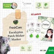 Freshcare Eucalyptus patch Aromatherapy Sticker Mask Contains 12 Patches