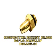 CONNECTOR BULLET BRASS-D6*1.0-M16X1.5P - BULLET-01