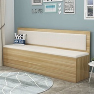 MOLESUN เก้าอี้ไม้+เบาะรองนั่ง พร้อมที่เก็บของ