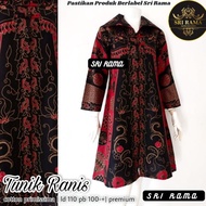 Baju Batik Wanita Tunik Muslim Modern Dress Rns -Srm