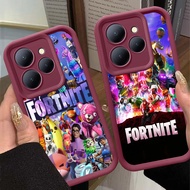 Wine Red Case for Tecno Spark 20 POP 9 7 Pro Go1 Go Go1s 20C 2023 2024 Z-39 Fortnite game