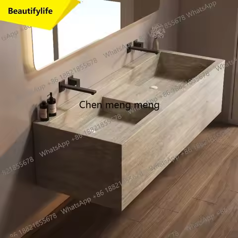 D02 Luxury European Bathroom Cabinet Brown Rustic Narrow Mirror Bathroom Cabinet Wood Space Saving M