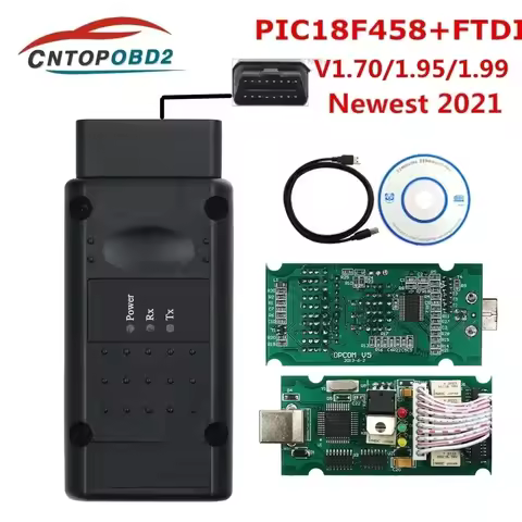 New Opcom 2021 200603a OP COM 1.95 1.99 PIC18F458 FTDI Can be Flash update OBD2 Car Diagnostic Tool 