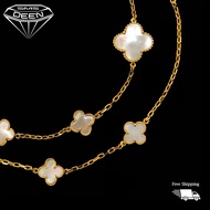 SMS DEEN VC Chain, ±20.4GM - Gold 916 Emas - Rantai Leher-V (Info: L:±70CM - 20.45GM)