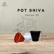 Pot Shiva 20 / Pot Tanaman / Pot Bunga / Pot Plastik