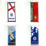 Spot Goods#Club National Captain Flag Decoration Flag36*92Germany Argentina Spain Chelsea Real Madri