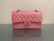 Chanel 23A classic flap pink (calfskin)