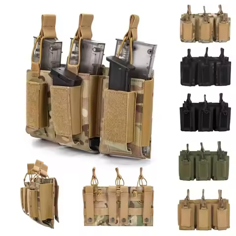 Universal Cartridge Pouch | 3-Gun Competition Magazine Holder | MOLLE-Compatible Range Accessory