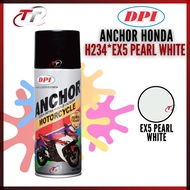 ANCHOR MOTOCYCLE HONDA Spray Can Tin Cat Paint 400ML H234* EX5 Pearl White Putih Sprey Ancer Honda Ori 100% Original