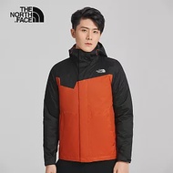 The North Face 男 M MFO MOUNTAIN HEAT TRI JACKET - AP 防水透氣連帽三合一外套 NF0A4U7M6U2 S 黑橘