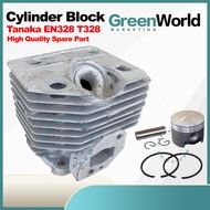 Mesin Rumput Tanaka EN328 T328 Cylinder block Kit Set 328EN Brush Cutter