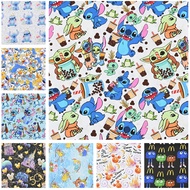 Cartoon Mouse Princess Cotton Fabric Patchwork Crafting Material