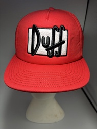 UNIVERSAL STUDIOS THE SIMPSONS DUFF MAN RED HAT