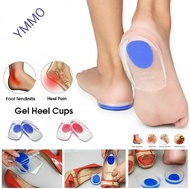 1Pair Silicone Heel Cup Pads Gel Heel Cups Plantar Fasciitis Inserts Foot Care Silica Gel Cushion Pa