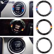 QUENNA Car Start Decoration Circle Decal Stickers Start Up Engine One-Click Button For BMW 3 Series 