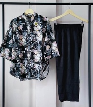 COD - SETELAN WANITA TERMURAH BAHAN RAYON COMBINASI
