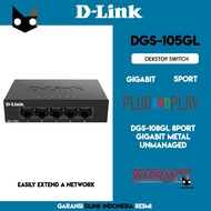 NEW DLINK DGS105GL 5 Port Gigabit Ethernet LAN HUB Switch DGS 105GL D-LINK