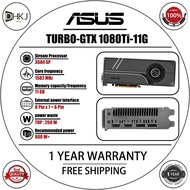 Used ASUS TURBO-GTX1080Ti-11G 11GB Gaming Graphics Card, Desktop Flagship GPU, 1-Year Store Warranty