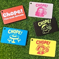 CHOPE CARD -  Reserved / Chope Your seat at Hawker Centre with Style - Gift (3D Printed)