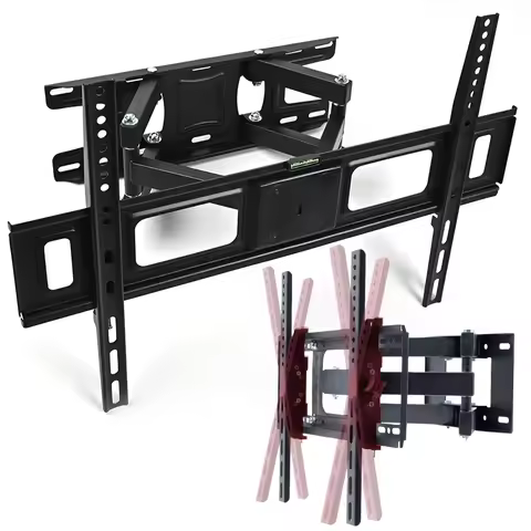 TV Wall Mount Metal TV Bracket with Swivel and Tilt Full Motion Wall Mount for 26-80 Inch Television