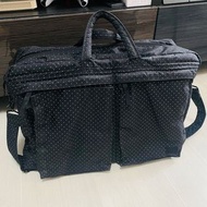 Head Porter Black Beauty Duffle Bag HP Dot柄 黑色 大袋