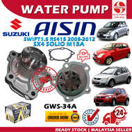S2U Original Aisin Water Pump Suzuki Swift 1.5 RS415 2005-2012 SX4 Solio M13A GWS-34A 17400-69G00 69