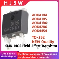 5PCS AOD4184 AOD4185 AOD4186 AOD4286 AOD4454 AOD4184A D4184 D4185 D4186 D4286 D4454 D4184A TO-252 Fi