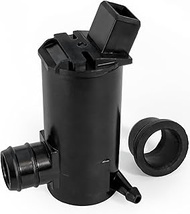 Windshield Washer Fluid Pump compatible with 1997-2007 Ford F-150 E250 Escape Focus Ranger Mustang, 
