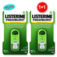 Listerine Pocket Mist 2x7.7ml Oral Spray Bad Breath Remover Fresh Burst