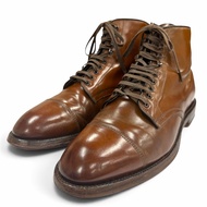 Excellent condition ▼ ALDEN 40641H Cordovan Leather Straight Tip Lace-up Short Boots Ravello Cordova