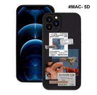 Infinix Note 10 Infinix Note 10 pro Case Black Gambar MAC05/ Macaron Black softcase Infinix Note