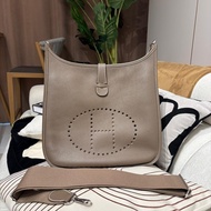 Hermes Evelyne 33,etoupe ,STAMP B,大象灰銀扣