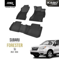 3D KAGU Car Mat Subaru Forester SJ (2014 - 2019)