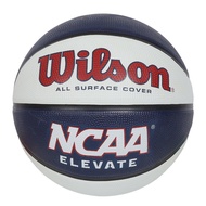 Wilson NCAA ELEVATE 橡膠籃球 白 + 藍