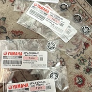 Yamaha RXZ Catalyzer 5PV Sticker Logo Meter Emblem Meter tuning fork mark 3d (5PV-F836B-00)