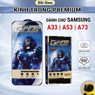 Samsung A33, A73, A53 5G premium full screen tempered glass bibi phone screen protector