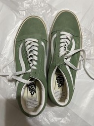 Vans Old Skool 綠色麂皮帆布波鞋