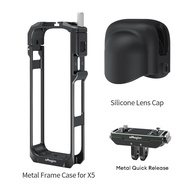Aamagisn กรอบกรอบอะลูมิเนียมอเนกประสงค์สำหรับ Insta360 X5เคสป้องกันโลหะสำหรับ Insta360 X5อุปกรณ์เสริ