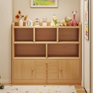 Bookshelf Entrance Living Room Cabinet Bookcase Aisle Log Cabinet Kindergarten Corridor Cabinet Stud